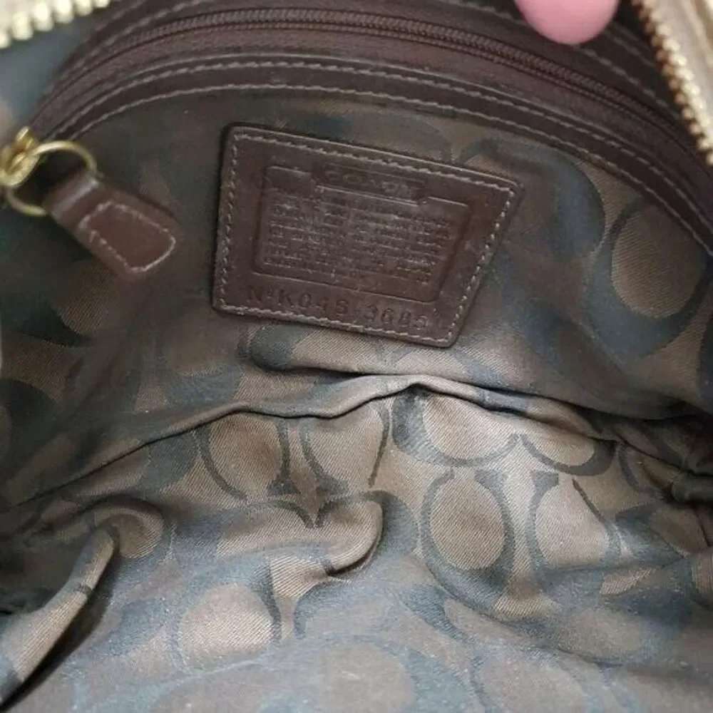 Coach Leather Limited Edition Soho Metallic Gold Shoulder Bag